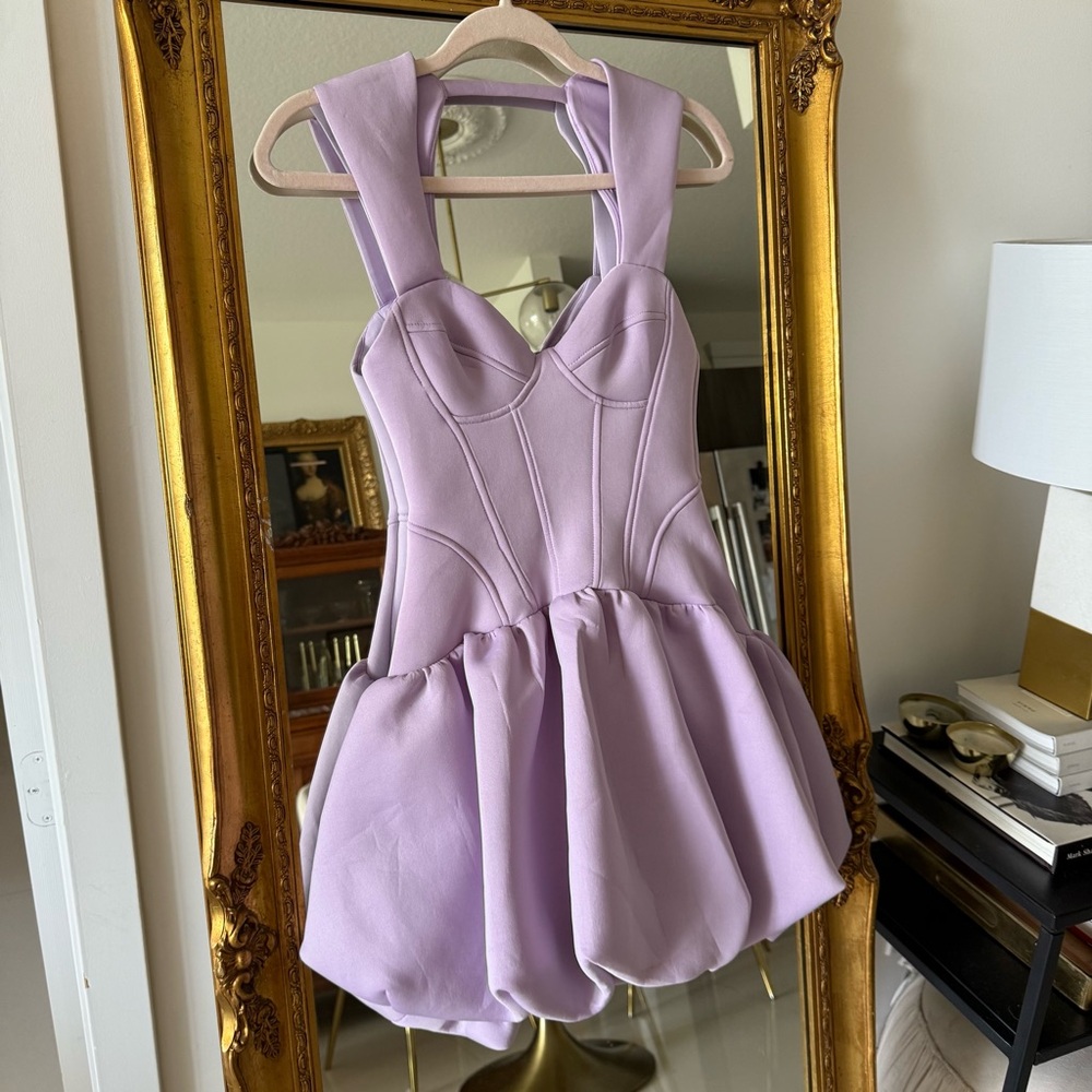 ASOS Lilac Mini Dress - Picture 5 of 7
